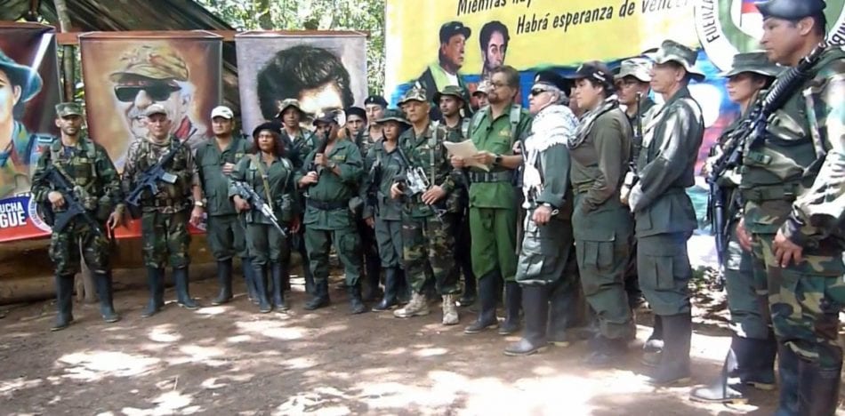 Iván Márquez y Jesús Santrich, de las nuevas FARC, están acusados junto a Alcalá